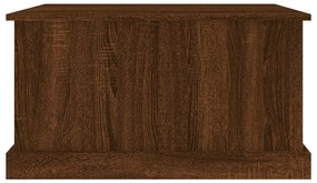 Caixa de arrumação 70x40x38 cm deriv. madeira carvalho castanho