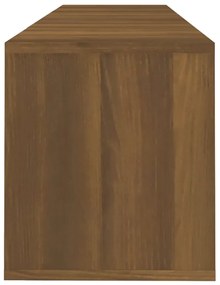 Móvel de TV 120x30x40,5 cm derivados madeira carvalho castanho