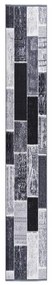 vidaXL Tapete/passadeira 80x600 cm cinzento