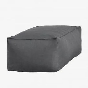 Puff De Jardim 110x65 Cm Em Tecido Dojans Cinza Granito - Sklum