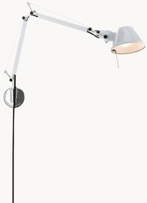 Candeeiro de parede grande regulável com ficha Tolomeo Micro