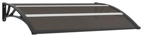 Toldo para porta 150x80 cm PC preto