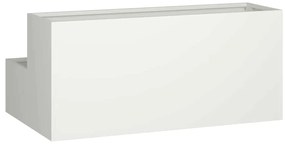 Jardineira 2 Níveis 100x60x45 cm Aço Branco