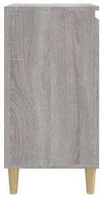 Mesas de cabeceira 2pcs 40x35x70 cm deriv. madeira cinza sonoma