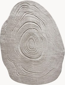 Tapete lavável com relevo e forma orgânica Pam