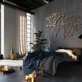 Acessório Decorativo de Parede Mt-04 – Dourado – 65 x 95 cm