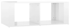 Mesa de centro 100x50x36 cm derivados madeira branco brilhante