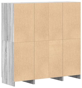 3 pcs armário de cozinha conjunto deriv. madeira cinza sonoma