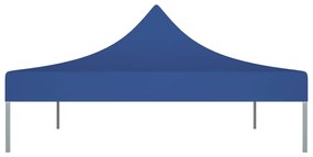 Teto para tenda de festas 4x3 m 270 g/m² azul