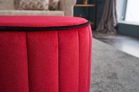Pouffe Rose – Vermelho – 40x40x40 cm