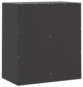 Aparador 67x39x73 cm aço preto