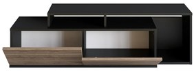 Móvel TV Nexera – Preto e Nogueira – 149,8 x 42,9 x 35,3 cm
