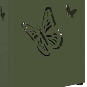 Suporte para Guarda-chuva Verde-azeitona Metal Médio