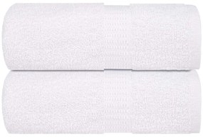 Toalhas de bidé 2 pcs 30x50 cm 360 gsm 100% algodão branco