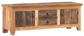 vidaXL Móvel de TV 120x30x40 cm madeira acácia e recuperada maciças