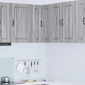 vidaXL Armário de Cozinha Kalmar Cinza Sonoma 57 x 57 x 80 cm
