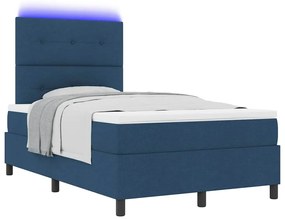 Cama Azul 120x200 cm com Estrado e Colchão