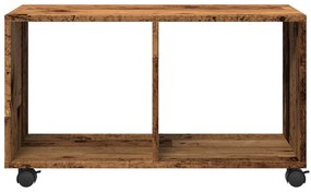Móvel c/ rodas 72x33x42,5 cm derivados de madeira madeira velha
