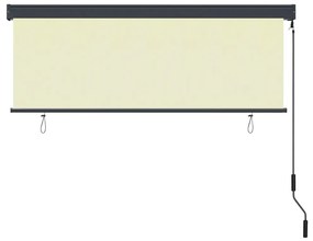Estore de rolo para exterior 160x250 cm creme