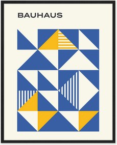Póster digital Bauhaus Blue Poster