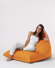 Pufe de Jardim Pyramid Big Bed – Laranja – 145x35x90 cm | Tribo Home