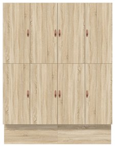Estrado de Cama Carvalho Sonoma 200x200 cm