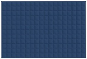 Manta pesada 5 kg 120x180 cm tecido azul