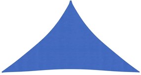 Para-sol estilo vela 160 g/m² 3,5x3,5x4,9 m PEAD azul