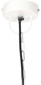 Candeeiro suspenso redondo 25 W 48 cm E27 branco