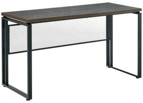 HOMCOM Secretária multifuncional estável com pés ajustáveis ​​ 135x60x75 cm Branco