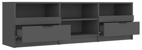 Móvel para TV 150x33,5x45 cm derivados de madeira preto