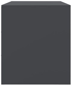 Móveis de TV 2 pcs 67x39x44 cm aço antracite