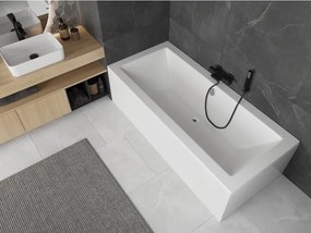 Mexen Cube banheira retangular 170 x 75 cm com revestimento, branca - 55051707500X