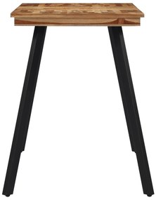 Mesa de jantar 120x62x76 cm madeira de teca maciça