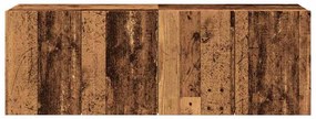 Móveis de parede para TV 2 pcs 60x30x41 cm madeira velha