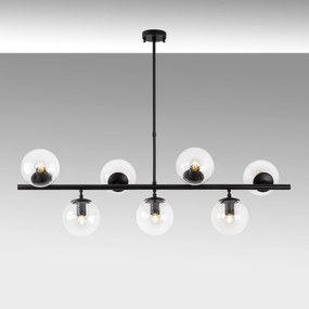 Candeeiro de Teto Fazli – Preto – 113 x 40 x 46-85 cm