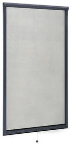 148740 vidaXL Tela anti-insetos de descer para janelas 90x170 cm antracite