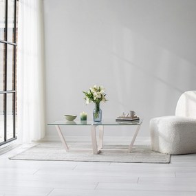 Mesa de Centro Amalfi – Branco – 105x35x65 cm