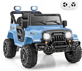 Veículo Elétrico para Crianças 2 a 5 anos, 99 x 62 x 62 cm, Com Comando à Distância, Azul