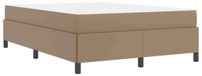 Estrutura de cama com colchão Cappuccino 140 x 190 cm