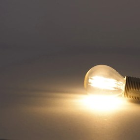 Conjunto de 5 lâmpadas de filamento LED E14 P45 4W 470 lm 2700K