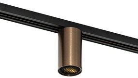 Projetores modernos em bronze escuro para sistema de trilho monofásico GU10 35mm - Iconic Ruby Honey Moderno