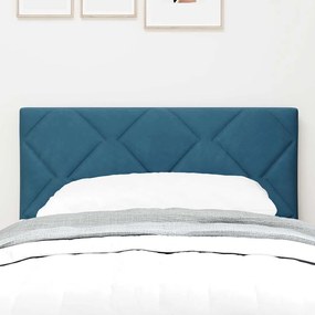 Cabeceira vidaXL Design Blocos de Diamante Azul Escuro 80 cm Veludo