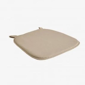Almofada 39x39 Cm Para Banco Em Tecido Zole Tecido Castanho Areia - Sklum