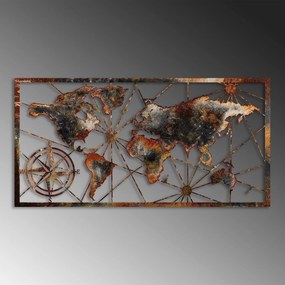 Acessório Decorativo de Parede Bys-132 – Multicolor – 120 cm x 60 cm