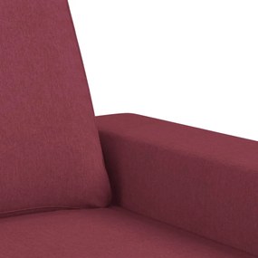 Poltrona 60 cm tecido vermelho tinto