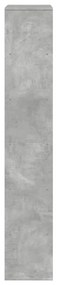 Estante 100x33x187,5 cm derivados de madeira cinzento cimento