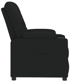Poltrona reclinável tecido preto