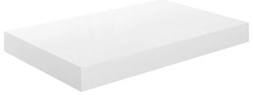 Prateleiras de parede suspensas 4 pcs 40x23x3,8cm MDF branco
