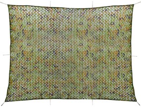 vidaXL Rede de camuflagem com saco de armazenamento 3x4 m